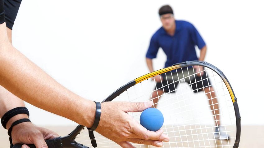 racquetball ball racket