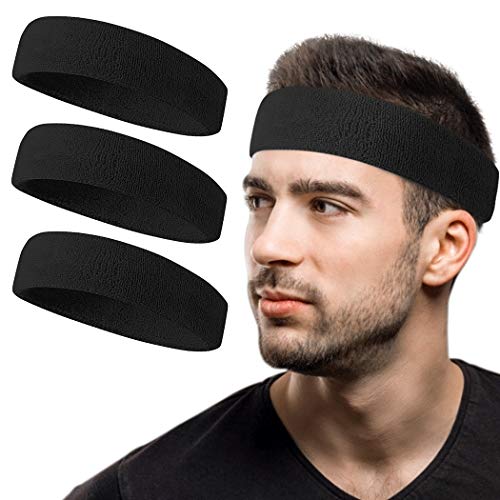 Tanluhu Sweatband Headband/Wristband Perfect for Basketball, Running ...